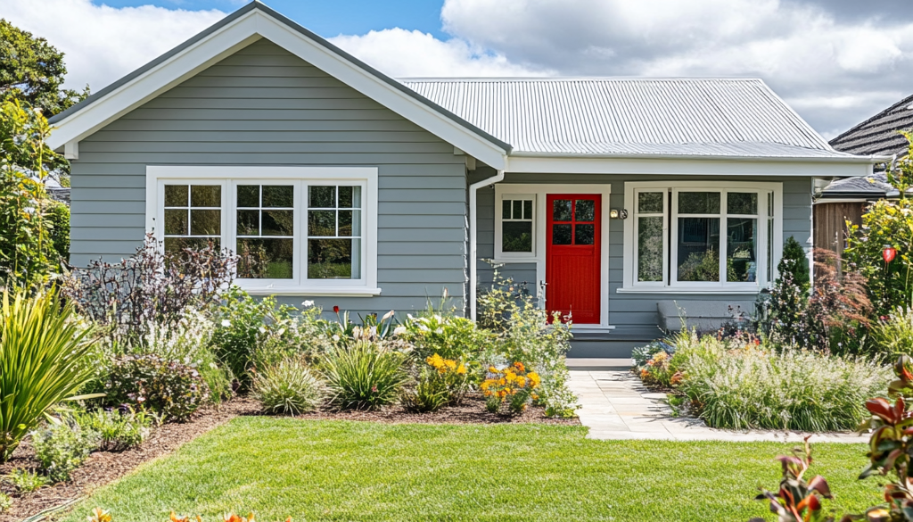 painted exterior cottage