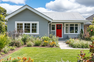 painted exterior cottage